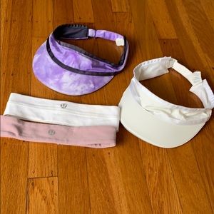 lulu lemon headwear bundle